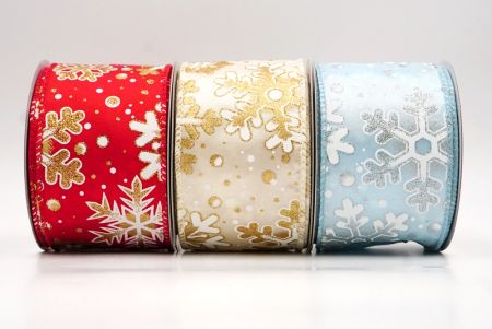Festive Glitter Snowflakes Wired Ribbon_KF9863.KF9864 (3)